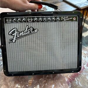 Fender Amplifier Lunchbox with Black and Silver Finish